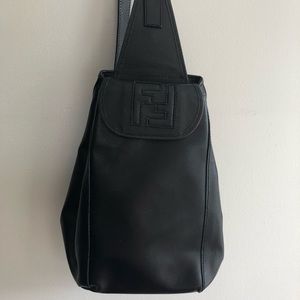 Vintage Fendi Sling Back Shoulder Bag